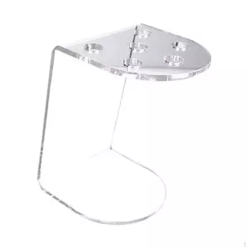 Акриловый держатель для ножниц, стойка для парикмахерских инструментов, 6 отверстий, прозрачная стойка для салонных ножниц