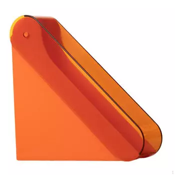 Акриловый держатель фильтра для кофе с большой емкостью для хранения оранжевый