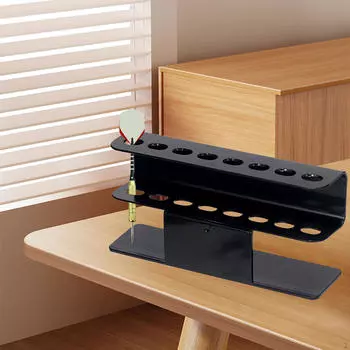 Акриловый держатель с 8 отверстиями, стойка для хранения мягких наконечников, модный дисплей, бар, игровая комната