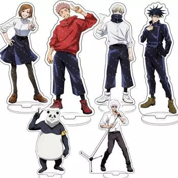 Акриловый держатель в стиле аниме «Jujutsu Kaisen» Yugi Itadora Sakona Migami, набор персонажей, офисный декор, подарок для любителей театра 1