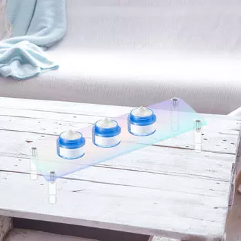 Акриловый дисплей Riser Clear Product Stand Jewelry Pole for Figures single layer