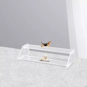 Акриловый дисплей, стойка, полка, витрина, многоуровневая подставка для 2 Tiers 20cm