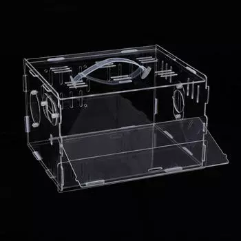 Акриловый домик для хомяка с крышкой - однослойный