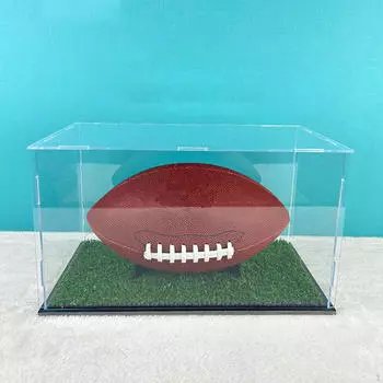Акриловый футбольный стенд, пылезащитный держатель для памятных мячей without grass