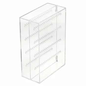 Акриловый футляр для ожерелья/сережек MUJI/двойной спред примерно ширина 17,5 x глубина 8,8 x высота 25 см 38671480