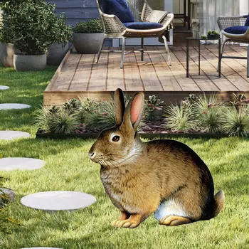 Акриловый колышек для сада животных для ландшафтного дизайна на открытом воздухе C