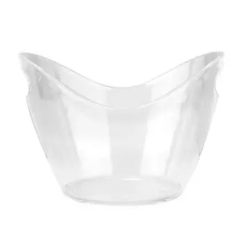 Акриловый контейнер для льда, ведерко для шампанского с ручкой, принадлежности для КТВ