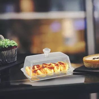 Акриловый контейнер для масла с контейнером, блюдом S