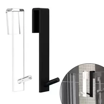 Акриловый крючок над дверью, без дрели, сверхмощный, прочный, несущий нагрузку, одежда для кухни, ванной комнаты, полотенца, шапки, пальто, сумки, стеклянная вешалка для душевой двери