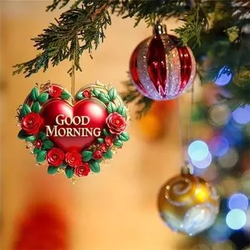 Акриловый кулон «Любовь» ко Дню святого Валентина, праздничные подарки, подвеска в виде автомобиля или самолета, украшения для рождественской елки One Size