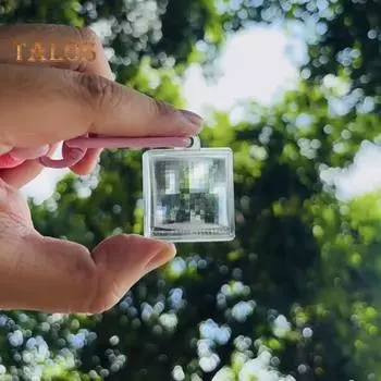 Акриловый кулон в пиксельном стиле, компактный брелок для сумок, автомобилей, прозрачный пиксельный дизайн, подвеска на рюкзаки, сумки, мобильные телефоны чистый