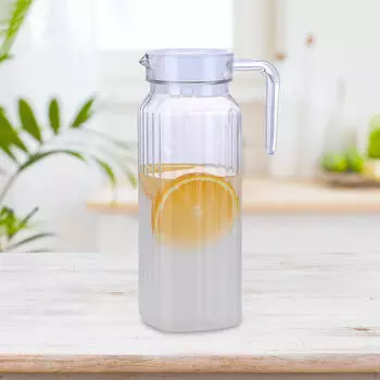 Акриловый кувшин для воды, фруктового сока, молока для чая со льдом 1.1L