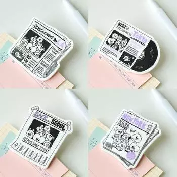 Акриловый магнит-зажим BT21 City Edition LA