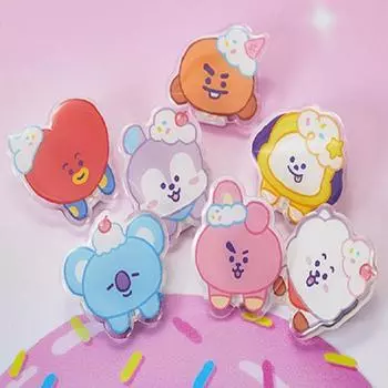 Акриловый магнит-зажим BT21 On The Cloud Edition CHIMMY