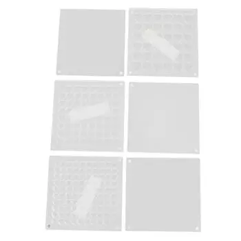 Акриловый магнитный чехол для ракушек, прозрачный ящик для хранения безделушек, небольшой органайзер для поделок 36 Grids