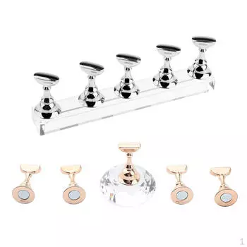 Акриловый магнитный держатель, основание, кристалл, полка для подставки для практики «сделай сам»,