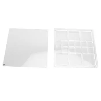 Акриловый магнитный ящик для демонстрации ракушек, компактный прозрачный органайзер для хранения ракушек, декоративный ящик