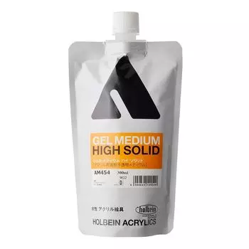 Акриловый медиум Holbein AM454 300 мл гель Средний уровень твердости Высокий уровень твердого вещества Прозрачный 14454 (Акриловый медиум)
