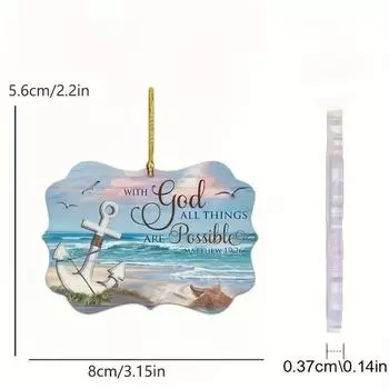 Акриловый мультяшный автомобиль, подвесное украшение для праздничного подарка и украшения рюкзака