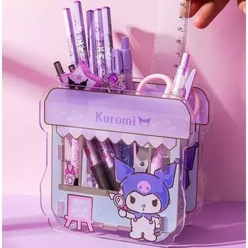 Акриловый настольный органайзер Sanrio, подставка для карандашей, Kuromi, 1 шт.
