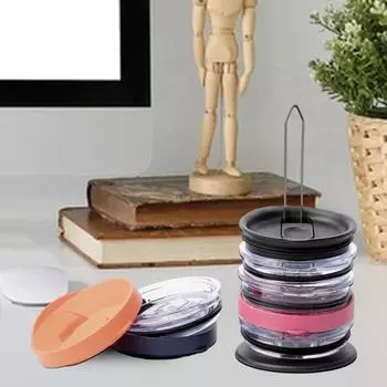 Акриловый органайзер для крышки стакана, держатель для крышки стакана, компактный складной дизайн, универсальная совместимость