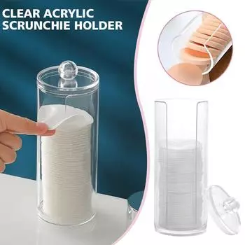 Акриловый органайзер, органайзер для макияжа, ватные диски, контейнер для макияжа, ватная коробка, держатель для тампонов с ватной палочкой, диспенсер Cos D5e2 China