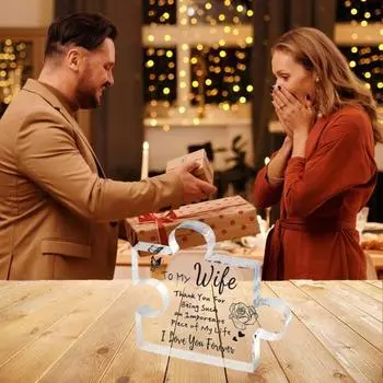 Акриловый орнамент с алфавитом, дизайн-головоломка с принтом в виде букв, День матери, подарок на день отца, украшение, украшение G