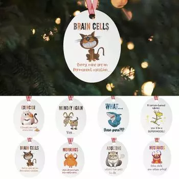 Акриловый плоский маленький подвесной светильник в виде животного, товары для украшения дома, забавные настенные украшения в виде животных One Size