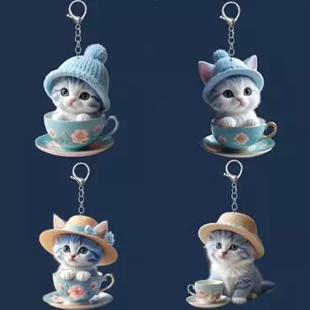 Акриловый плоский рюкзак брелок автомобильные украшения One Size