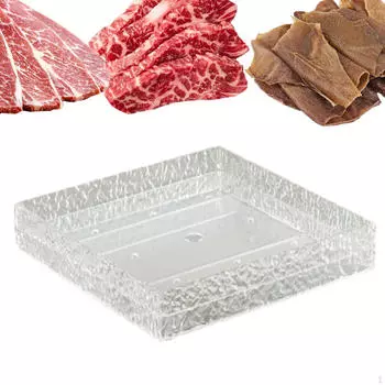 Акриловый поднос для сервировки, охлажденное блюдо для суши и сыра S