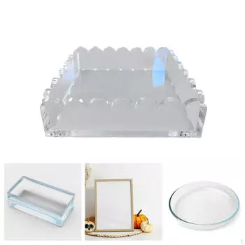 Акриловый поднос с рамкой для фотографий 8 дюймов для спальни, подарки, вертикальный и горизонтальный фотодисплей