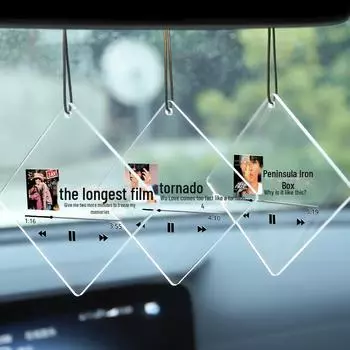 Акриловый подвесной зеркальце заднего вида: Креативный декор салона автомобиля