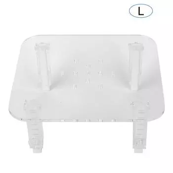 Акриловый прочный кронштейн для протеинового скиммера, регулируемая высота, разделитель, аксессуары для увеличения высотыL