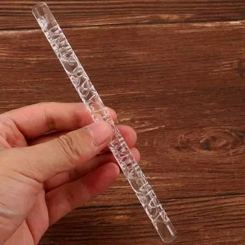 Акриловый прозрачный антипригарный ролик для теста помадка кекс DIY текстура тиснение скалка прозрачный