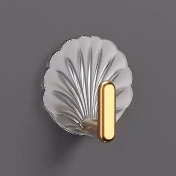 Акриловый прозрачный крючок, прочный клей, для кухни, гостиной, ванной комнаты, стены, многофункциональный носок, ключи, одежда, шапки, хранение 1pc прозрачный