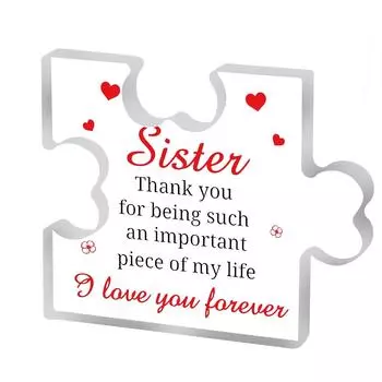 Акриловый прозрачный подсолнух в форме сердца подарок сестрам и друзьям домашний декор для мамы, дам, друзей, взрослых креативные подарки L