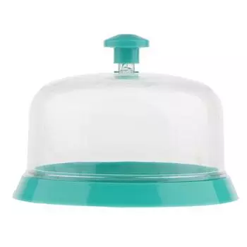 Акриловый прозрачный синий пылезащитный лоток для деталей механизма часов, ювелирные бусины 10x7cm чистый