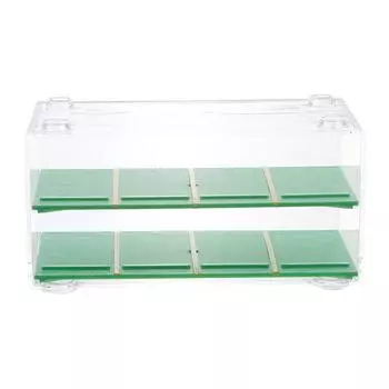 Акриловый пылезащитный ящик для хранения автомобилей Diecast 1:64 для колес прозрачный дисплей коробка модель автомобиля игрушечный шкаф стойка