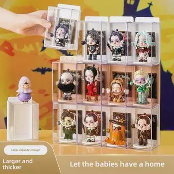 Акриловый пылезащитный витринный шкаф для кукол Pop Mart Desktop Version [With Letters]