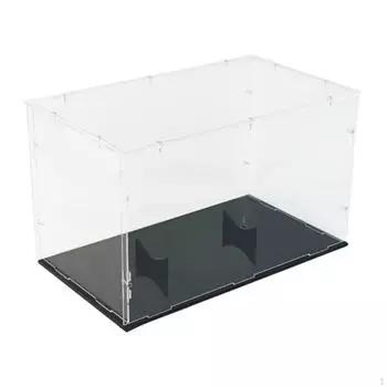 Акриловый ящик для демонстрации мячей для регби 12,5x7x7,4 дюйма, аксессуар, универсальный, пыленепроницаемый, прочный, легкий Style B
