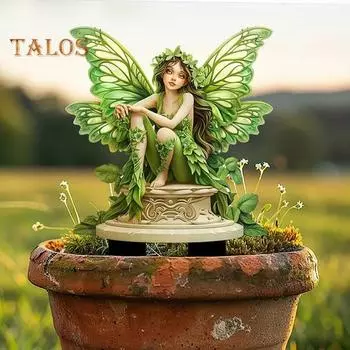 Акриловый садовый колышек для украшения цветочного горшка, садовые аксессуары для сада, вставка для комнатных и уличных растений в горшках F