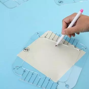 Акриловый шаблон для квилтинга, практичная линейка для квилтинга со свободным движением для домашней швейной машины, линейка DIY Craft D