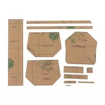 Акриловый шаблон для сумки на ремне, шаблон для точного позиционирования, шаблоны для кожаных сумок для самостоятельного изготовления