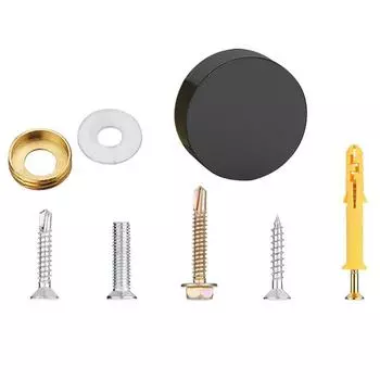 Акриловый стеклянный крепеж Медные зеркальные крепежи Винты Прочный многофункциональный рекламный стеклянный винт Декоративные гвозди для рекламных щитов