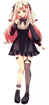 Акриловый стенд Hyakki Ayame Mine Costume Hololive C103 Товары для мероприятий