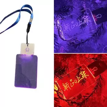 Акриловый светящийся брелок со светодиодной подсветкой, материал высокой прозрачности, идеально подходит для любителей DIY и креативных дизайнеров подарков 3