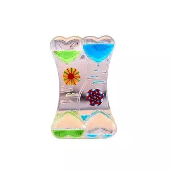 Акриловый таймер движения жидкости многоразовый расслабляющий милый забавный домашний офисный стол студенческая сенсорная игрушка игрушка подарок на день рождения