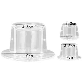 Акриловый трубчатый ошейник для птиц, предназначенный для сильного выщипывания перьев у попугаев, шейный обруч, ограничивающий движение шеи для ара, какаду, африканского серого попугая