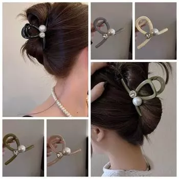 Акриловый зажим для волос, зажим для волос в виде акулы, головной убор, перекрестие для волос, коготь для женщин белый