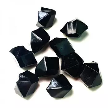 Акриловый жетон Черный (10 шт.) корейская настольная игра